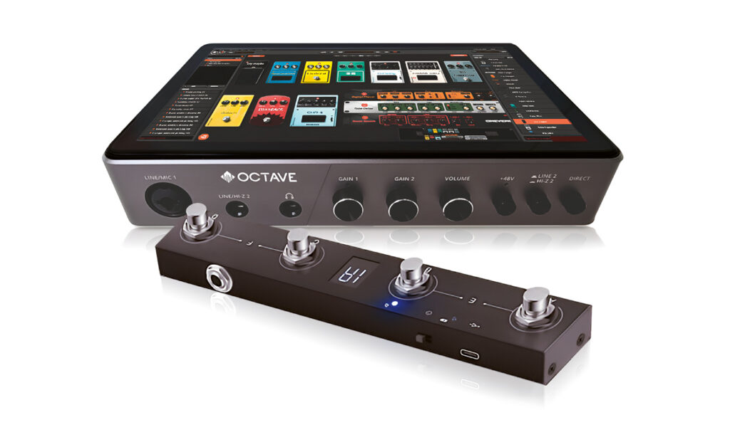 Octave All-in-One VST player, audio interface, guitar multi-effects, midi