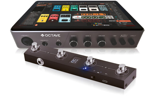 Octave all-in-one VST/midi player, audio interface, DAW and live multi-effects unit